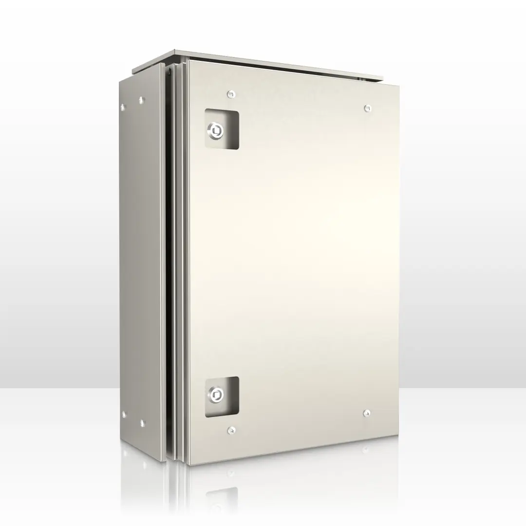 IP-SS606030SUN-02 Stainless Steel Electrical Enclosures with Sun Shields